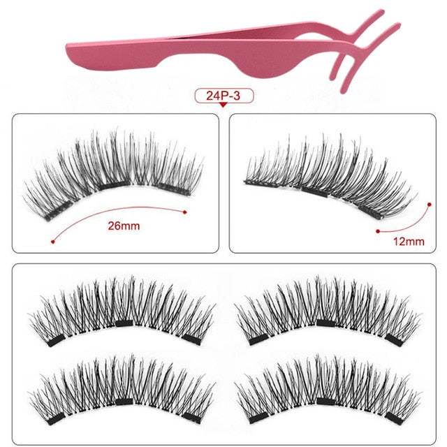 3D Magnetic Mink Eyelashes