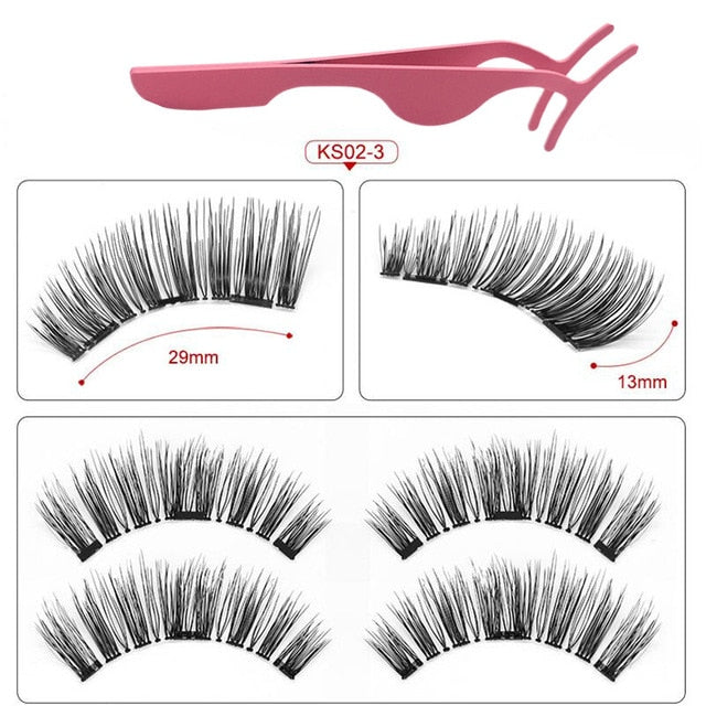 3D Magnetic Mink Eyelashes