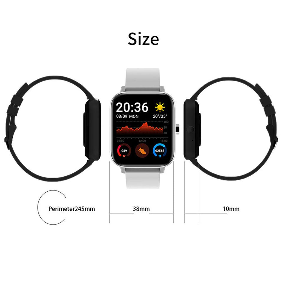 Waterproof Smart Sport Watch Full Color HD Screen Bluetooth Watch