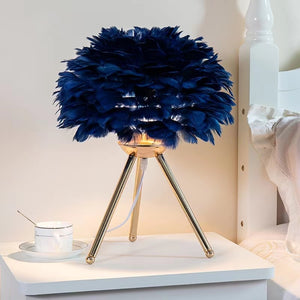 Brauer Feather Bedroom Table Lamp