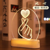 3D LED Night Light for Home Decor, Home Furnishing, Homeware, lamp, night lamp, night light, Baby Room etc.