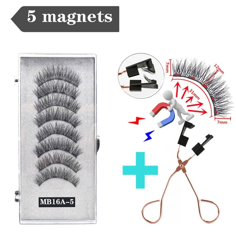 3D Magnetic Mink Eyelashes