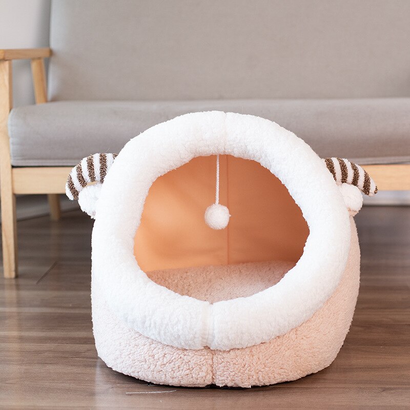 Foldable Cat Bed Winter Warm