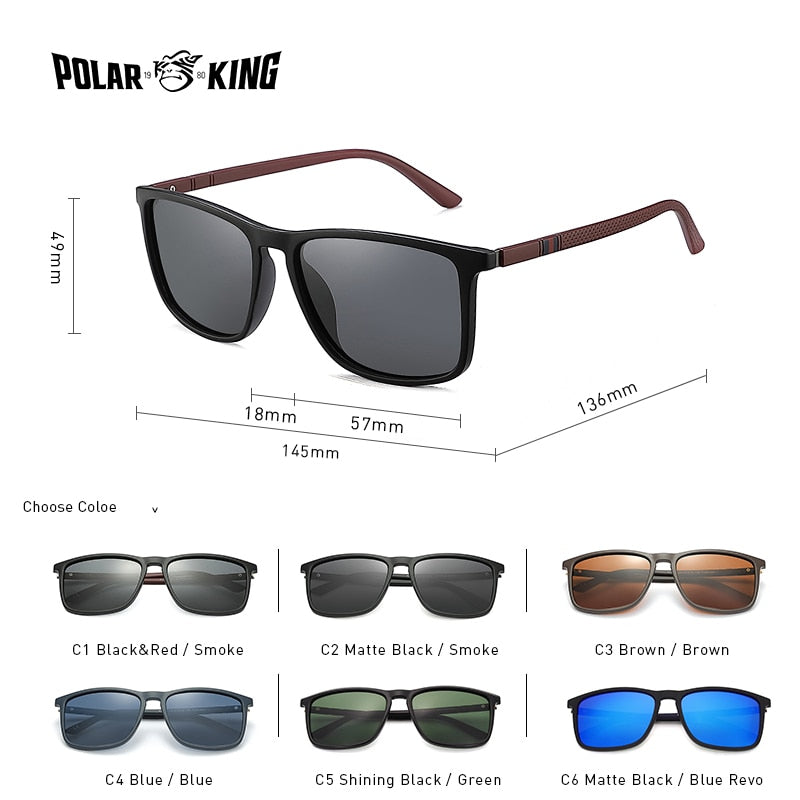 Polarking New Luxury Polarized Sunglasses Men's