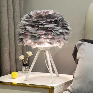 Brauer Feather Bedroom Table Lamp