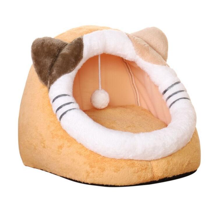 Foldable Cat Bed Winter Warm