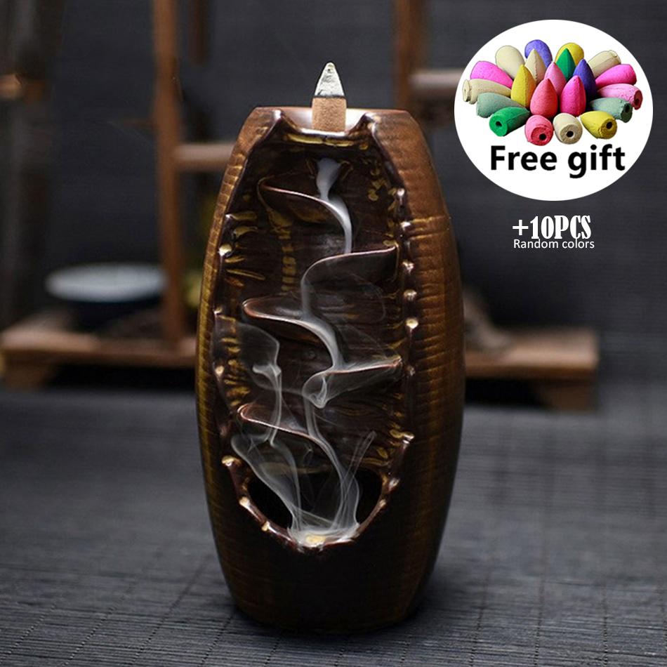 Waterfall Incense Burner With 10Cones