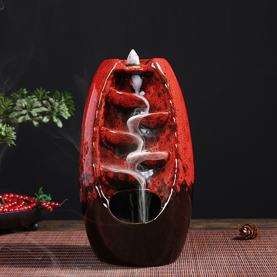 Waterfall Incense Burner With 10Cones