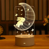 3D LED Night Light for Home Decor, Home Furnishing, Homeware, lamp, night lamp, night light, Baby Room etc.