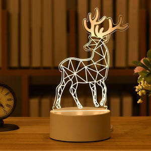 3D LED Night Light for Home Decor, Home Furnishing, Homeware, lamp, night lamp, night light, Baby Room etc.