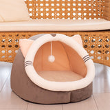 Foldable Cat Bed Winter Warm