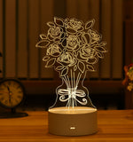 3D LED Night Light for Home Decor, Home Furnishing, Homeware, lamp, night lamp, night light, Baby Room etc.