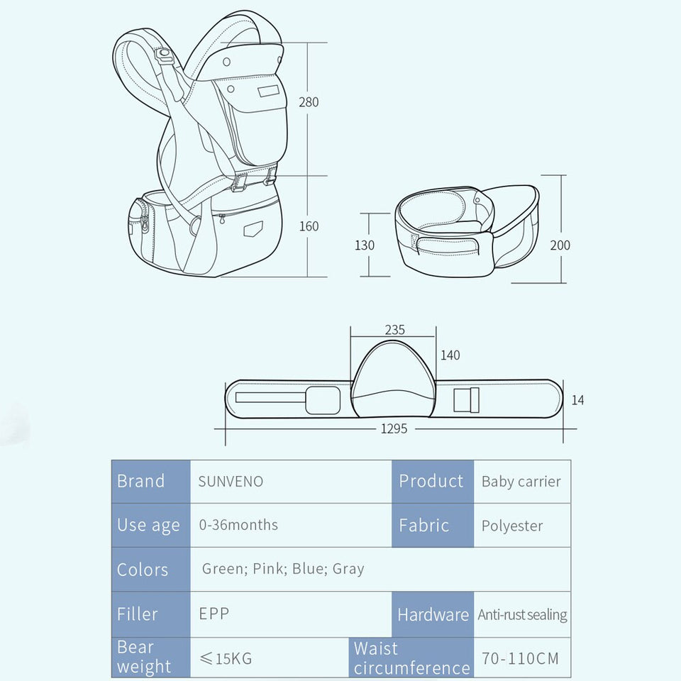 SUNVENO Ergonomic Baby