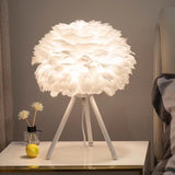 Brauer Feather Bedroom Table Lamp