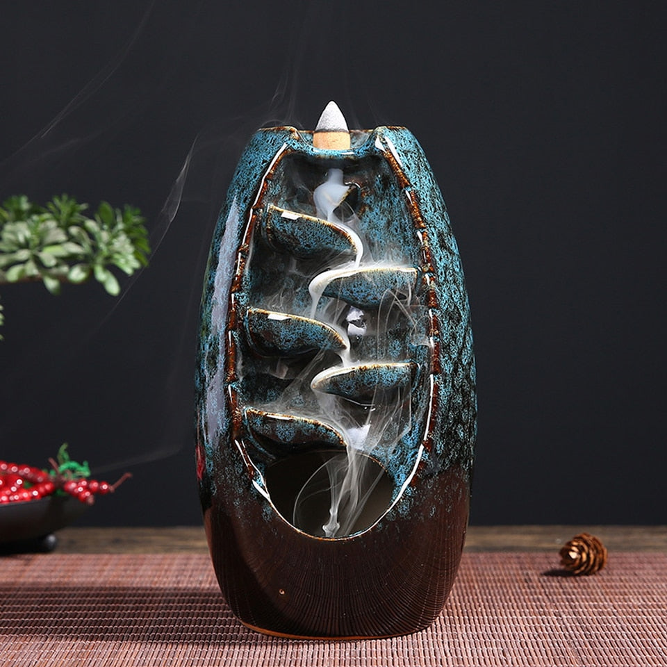 Waterfall Incense Burner With 10Cones