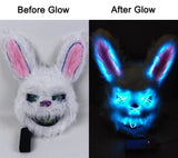 Masquerade LED Halloween Bunny Mask