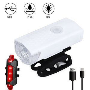 Bicycle Front Light USB Charging Highlight Headlight