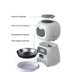 3.5L Automatic Pet Feeder Smart