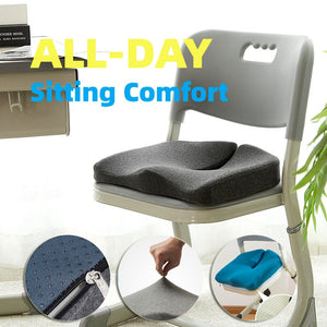 Pressure Relief Seat Cushion And Back Relief Lumbar Pillow Breathable Ass Cushion Non-Slip Wear-Resistant Office Chair Pads