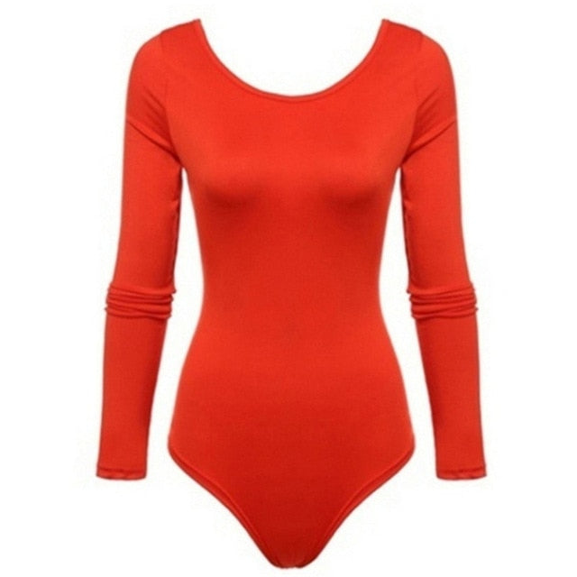 Sexy Solid Turtleneck Body Femme Womens