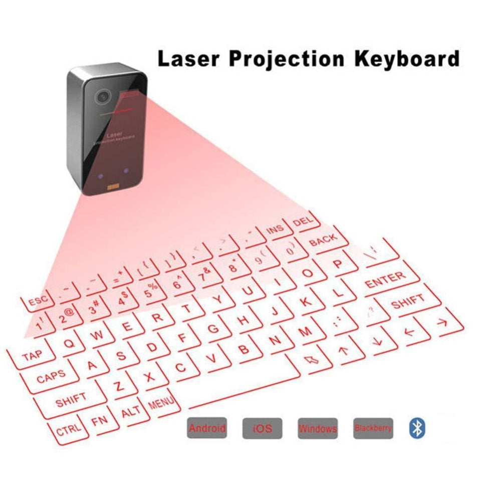 Wireless Bluetooth Laser Keyboard