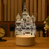 3D LED Night Light for Home Decor, Home Furnishing, Homeware, lamp, night lamp, night light, Baby Room etc.