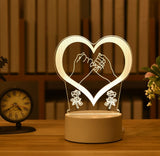 3D LED Night Light for Home Decor, Home Furnishing, Homeware, lamp, night lamp, night light, Baby Room etc.