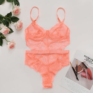 Ellolace Bodysuit Women Lace Sexy