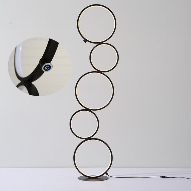 Modern Ring LED Floor Lamp